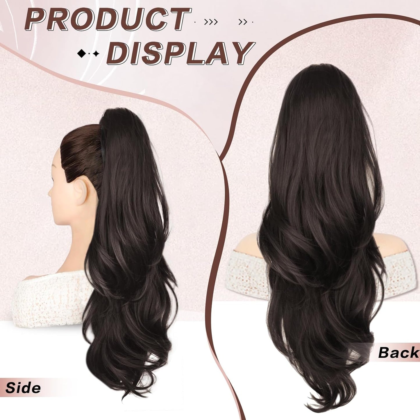 Ribbon Ponytail Hair Extension