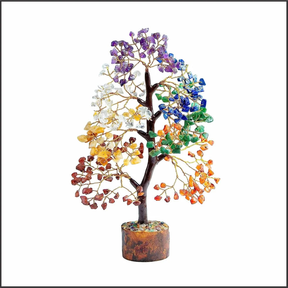RealStone™ 7 Chakra Crystal Tree