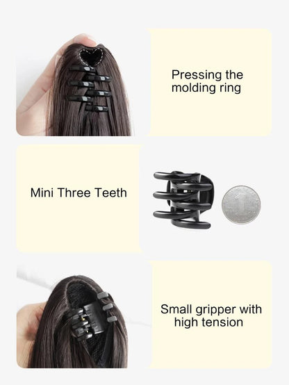 Ponytail Hair Extension + FREE Messy Hair Bun (Juda)