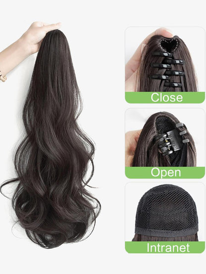 Ponytail Hair Extension + FREE Messy Hair Bun (Juda)