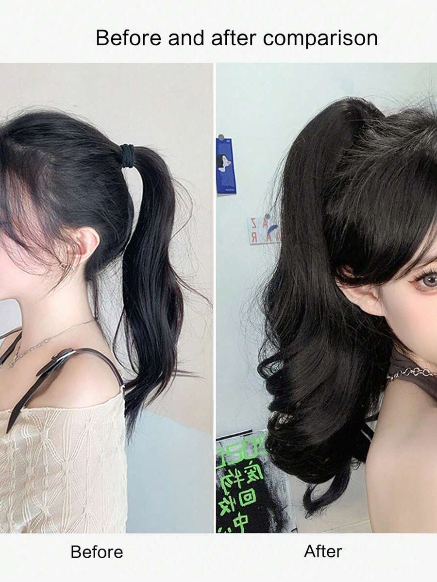 Ponytail Hair Extension + FREE Messy Hair Bun (Juda)