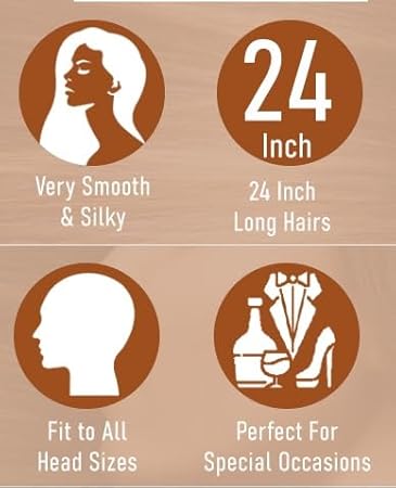 24 Inches " Clip In Hair Extensions "