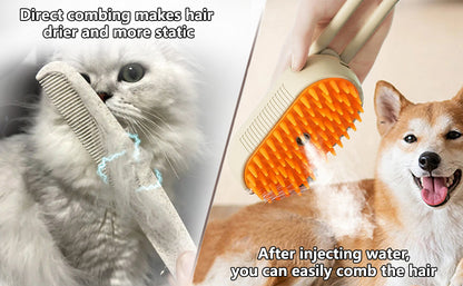 3 in 1 Pet Grooming Brush for Dogs and Cats