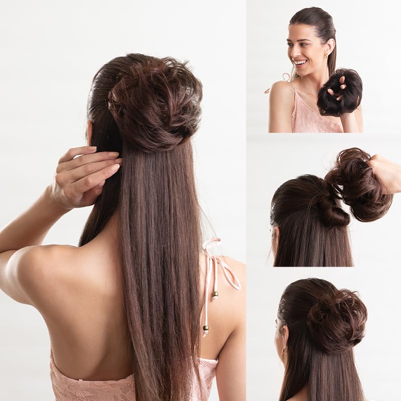 Buy 1 Get 1 Free Hair Bun Scrunchie (Pack Of 2)