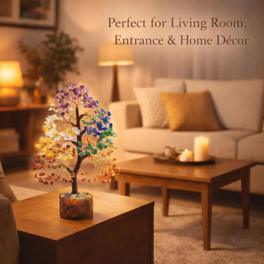 RealStone™ 7 Chakra Crystal Tree