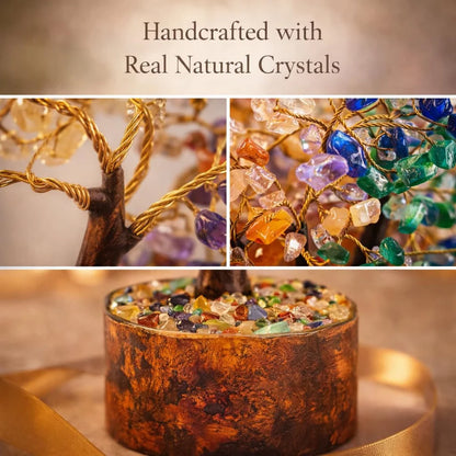 RealStone™ 7 Chakra Crystal Tree