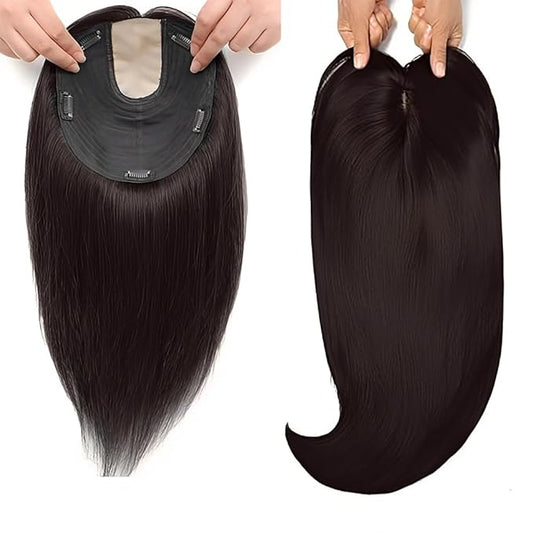 5 Clip Hair Topper – Instant Volume & Natural Coverage