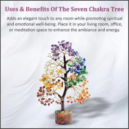 RealStone™ 7 Chakra Crystal Tree