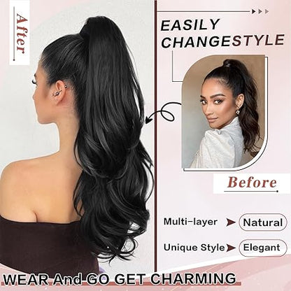 Ribbon Ponytail hair extension