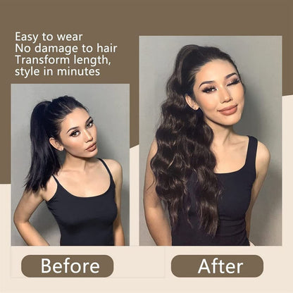 Claw Clip Ponytail Extension for Women 24 Inch