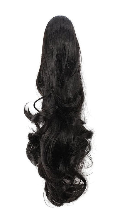 18 Inch Long Ponytail Hair Extension + Free Hair Bun