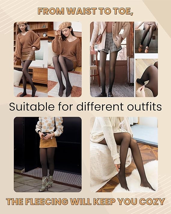 Fleece High Rise Leggings for Women