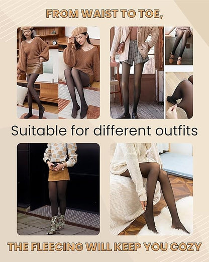 Fleece High Rise Leggings for Women