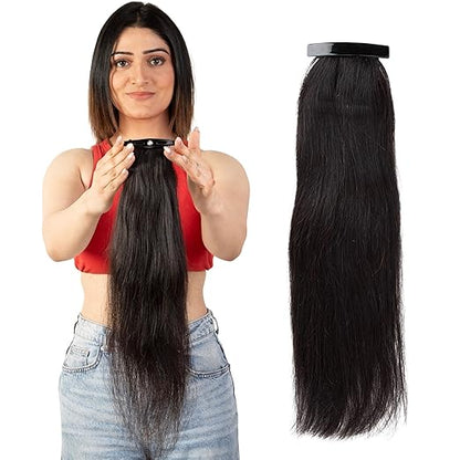 20 inch Flat Clip Ponytail Hair Extension