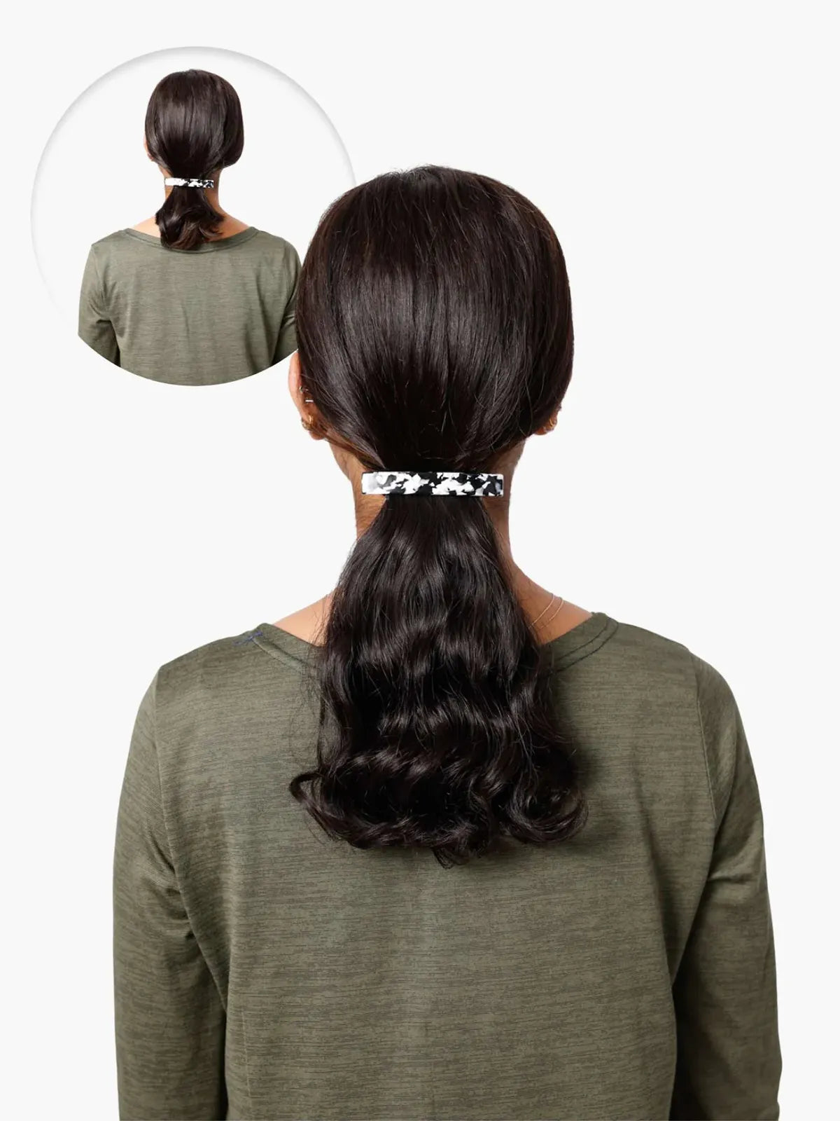 20 Inch Flat Clip Ponytail | Instant Volumizer