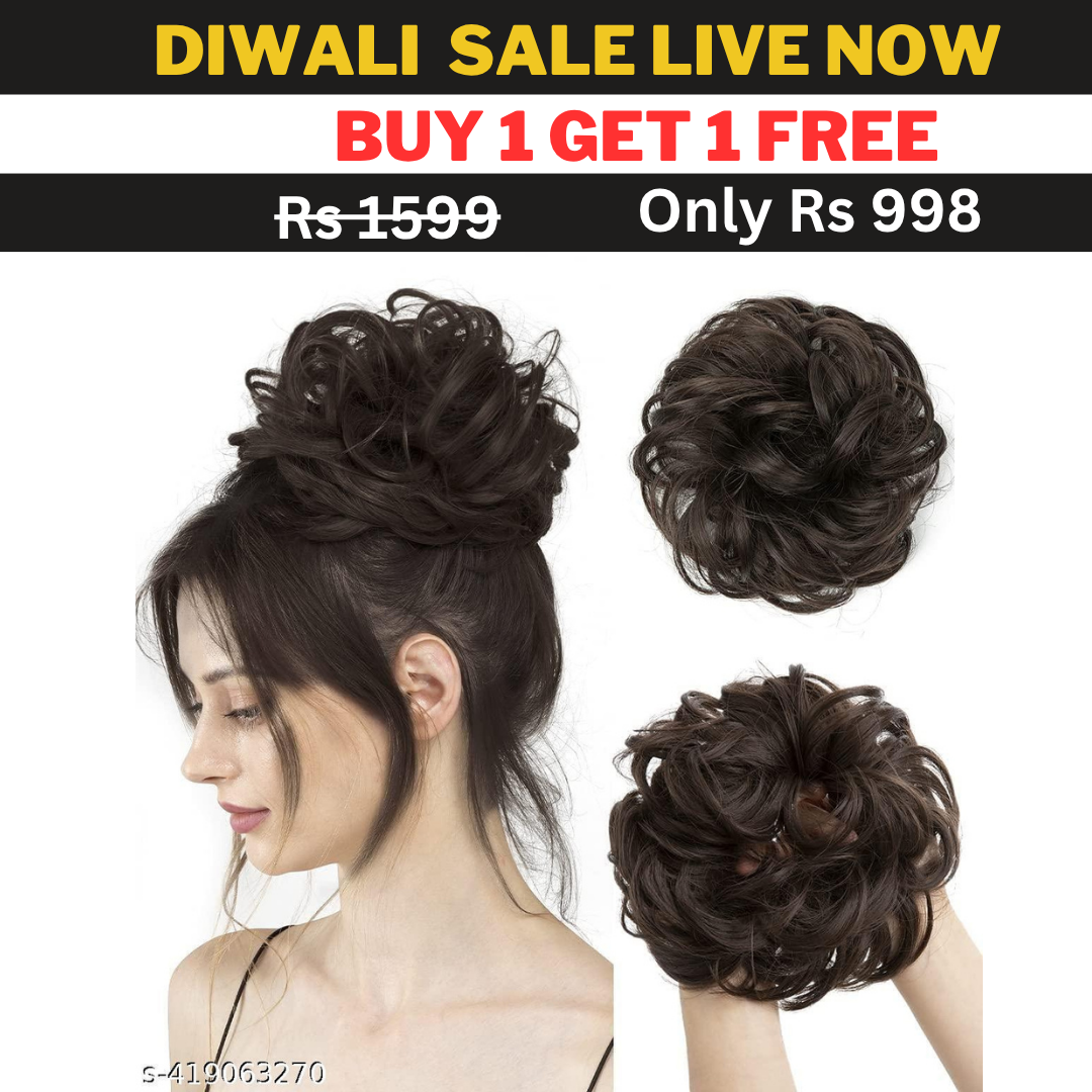 BUY 1 GET 1 Free Hair Bun (Juda) Pack Of 2