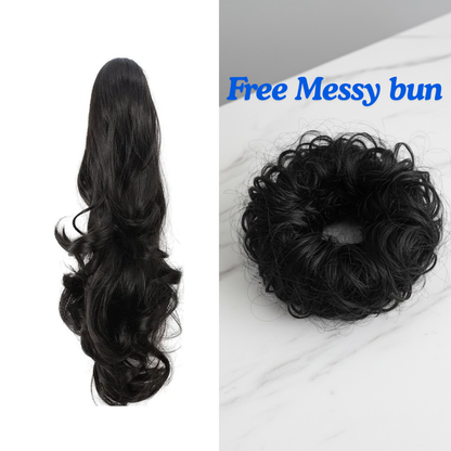Claw Clip Ponytail Extension for Women 24 Inch
