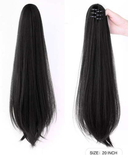 Ponytail Hair Extension + FREE Messy Hair Bun (Juda)