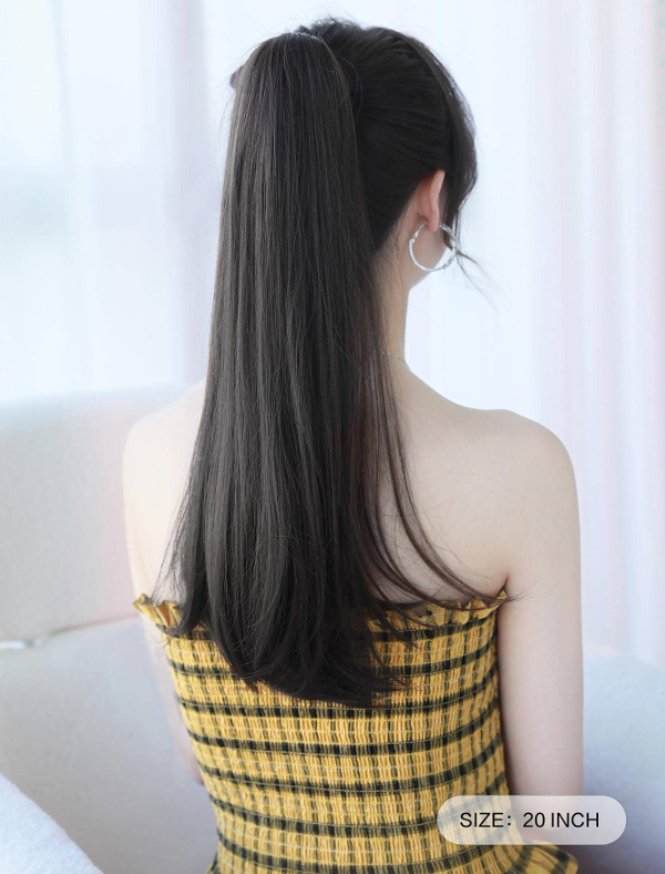 Ponytail Hair Extension + FREE Messy Hair Bun (Juda)