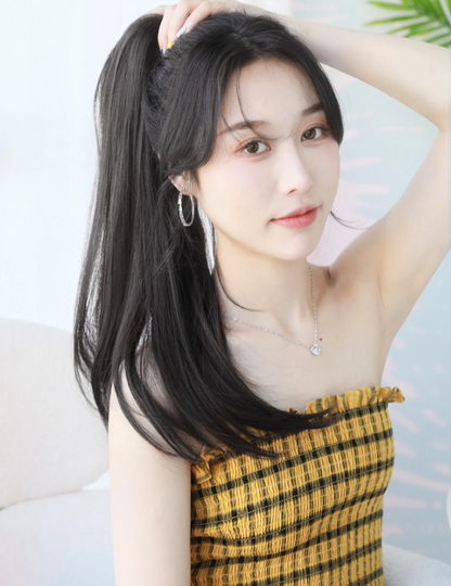 Ponytail Hair Extension + FREE Messy Hair Bun (Juda)