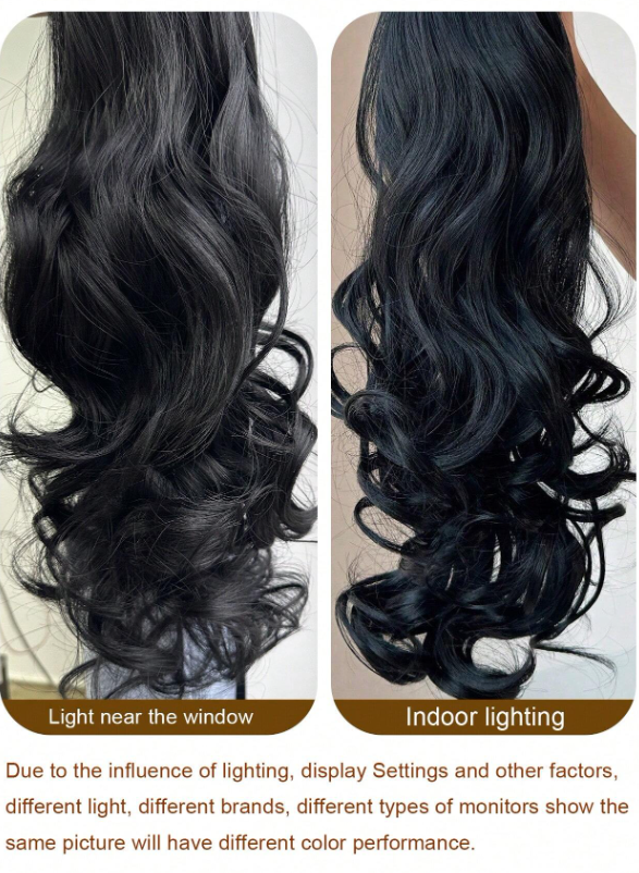 Ponytail Hair Extension + FREE Messy Hair Bun (Juda)