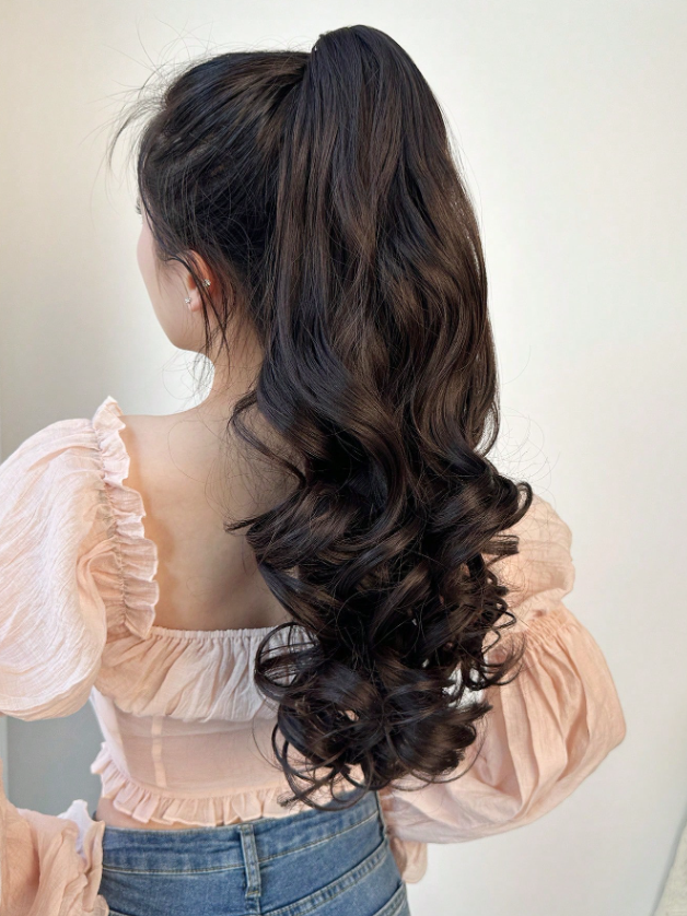 Ponytail Hair Extension + FREE Messy Hair Bun (Juda)