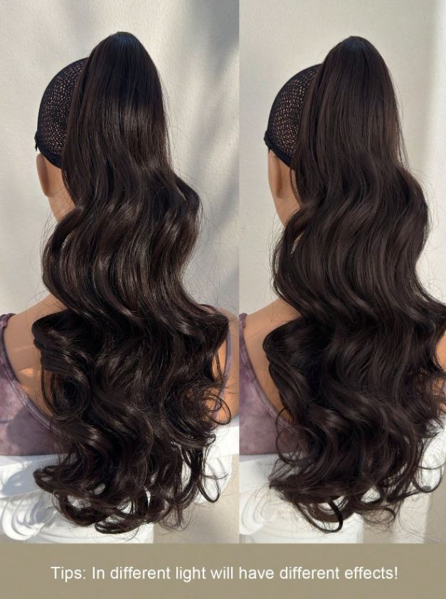 Ponytail Hair Extension + FREE Messy Hair Bun (Juda)