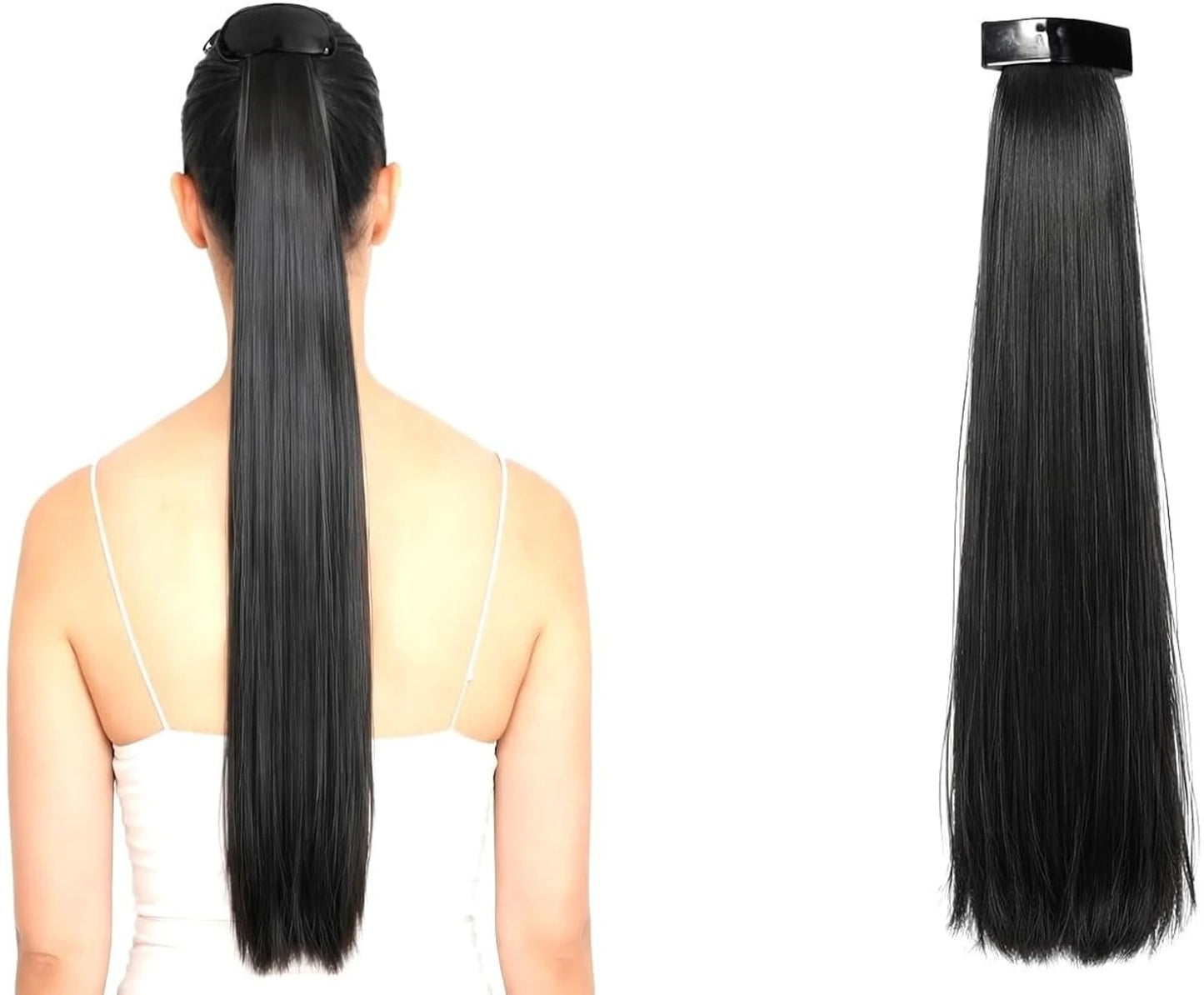 20 Inch Flat Clip Ponytail | Instant Volumizer
