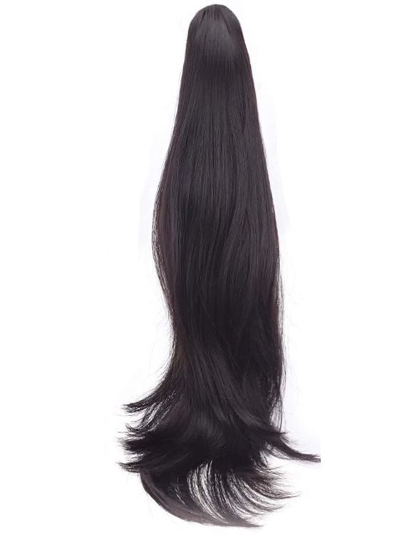 18 Inch Long Ponytail Hair Extension + Free Hair Bun