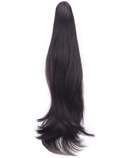 18 Inch Long Ponytail Hair Extension + Free Hair Bun