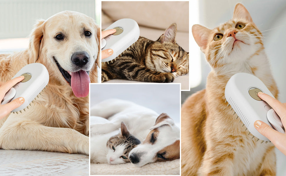 3 in 1 Pet Grooming Brush for Dogs and Cats