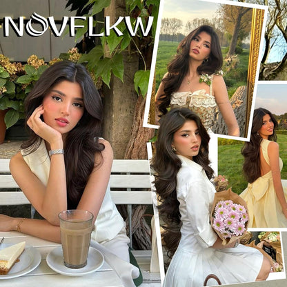 Clip In Hair Extensions 24 Inch Long Invisible Hair Extensions + Free Messy Bun