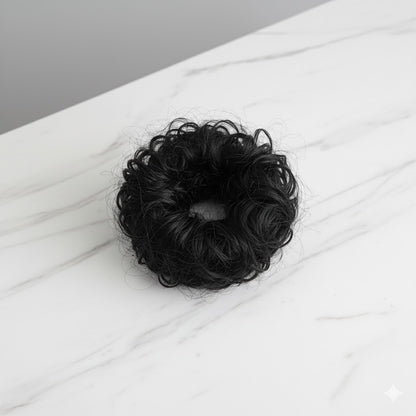Instant Voluminous Hair Bun Extension - Natural Indian Black & Brown (Buy 1 Get 1 Free)